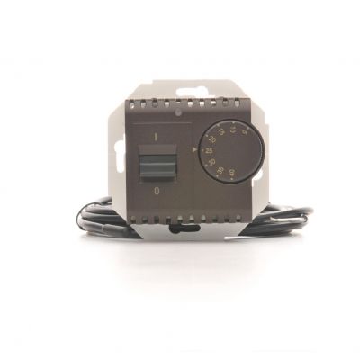 Simon 54 Regulator temperatury z czujnikiem zewnętrznym  16(2) A 230V. W komplecie czujnik zewnętrzny (sonda). Montaż na wkręty brąz mat DRT10Z.02/46 (DRT10Z.02/46)