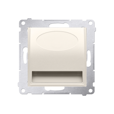 Simon 54 Oprawa oświetleniowa LED 230 V AC 1.1 W białe zimne 5900 K kremowy DOSA.01/41 KONTAKT (DOSA.01/41)