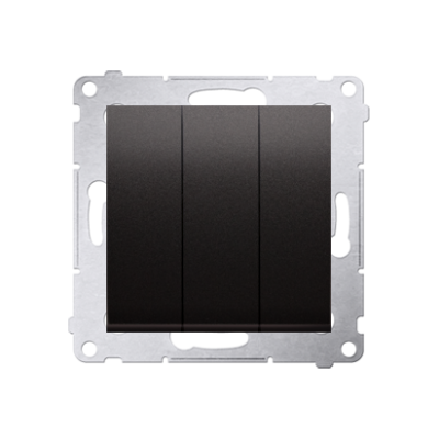 Simon 54 Łącznik potrójny 10A 250V szybkozłączka antracyt DW31.01/48 KONTAKT (DW31.01/48)