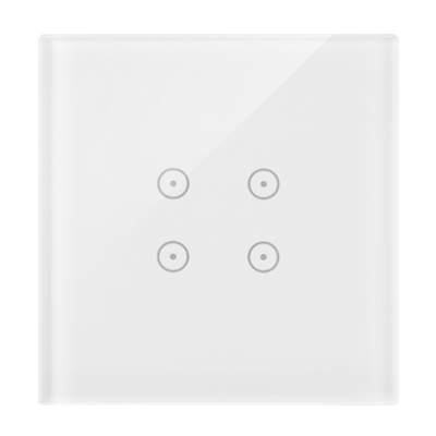 Simon 54 Touch Panel dotykowy S54 Touch 1 moduł 4 pola dotykowe biała perła DSTR14/70 KONTAKT (DSTR14/70)
