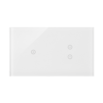 Simon 54 Touch Panel dotykowy S54 Touch 2 moduły 1 pole dotykowe + 2 pola dotykowe pionowe biała perła DSTR213/70 KONTAKT (DSTR213/70)