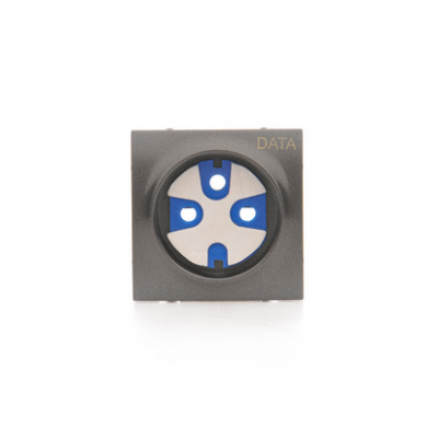 Simon 54 Pokrywa + klucz do gniazda DATA antracyt DGD1P/48 KONTAKT (DGD1P/48)