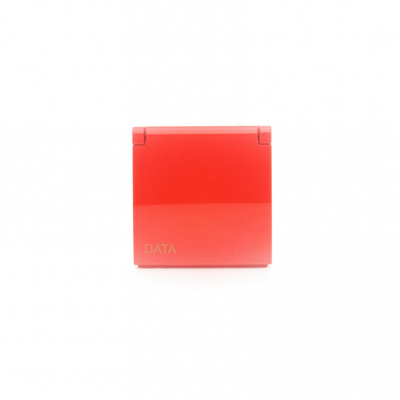 Simon 54 Pokrywa IP44 + klucz do gniazda DATA czerwony DGD1BP/22 KONTAKT (DGD1BP/22)