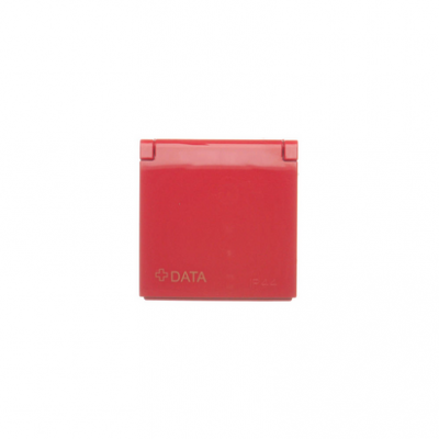 Simon 54 Pokrywa IP44 + klucz do gniazda DATA czerwony DGD1BP/AB22 KONTAKT (DGD1BP/AB22)