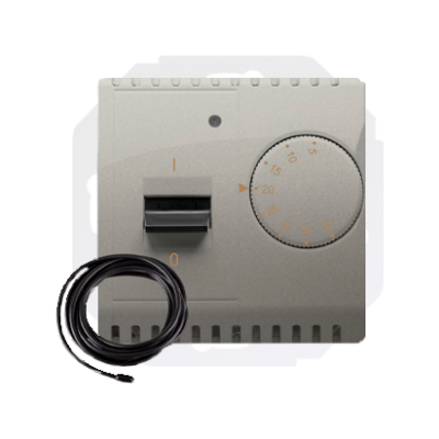 SIMON BASIC WMUR-011xxx-H011 Regulator temperatury z czujnikiem zewnętrznym, 16A, 230V~. Montaż gnia BMRT10ZS.02/29 KONTAKT (BMRT10ZS.02/29)