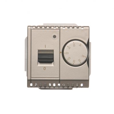 SIMON BASIC WMUR-011xxx-H011 Regulator temperatury z czujnikiem zewnętrznym, 16A, 230V~. Montaż gnia BMRT10ZS.02/29 KONTAKT (BMRT10ZS.02/29)