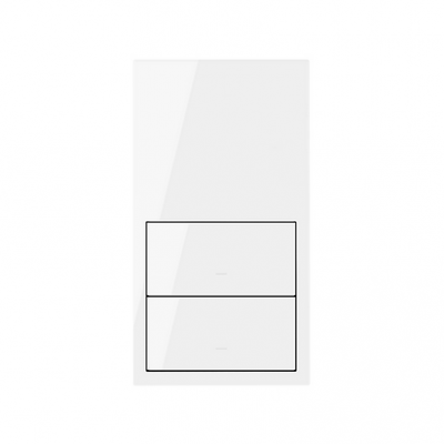 Simon 100 Panel 2-krotny: 2 klawisze biały 10020213-130 KONTAKT (10020213-130)