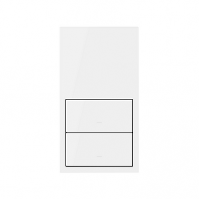 Simon 100 Panel 2-krotny: 2 klawisze biały mat 10020213-230 KONTAKT (10020213-230)