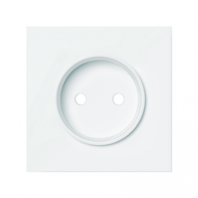 Simon 100 Pokrywa do gniazda bez uziemienia biały mat 10000040-230 KONTAKT (10000040-230)