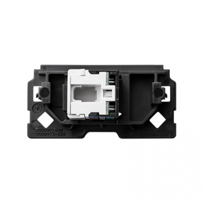 Simon 100 Gniazdo komputerowe 1x RJ45 kategoria 6 (mechanizm 1/2 bez ramki montażowej) 10000544-039 KONTAKT (10000544-039)