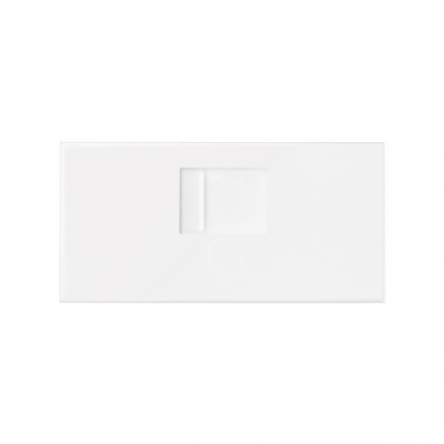 Simon 100 Pokrywa do gniazda komputerowego 1x (mechanizm 1/2) biały mat 10000005-230 KONTAKT (10000005-230)