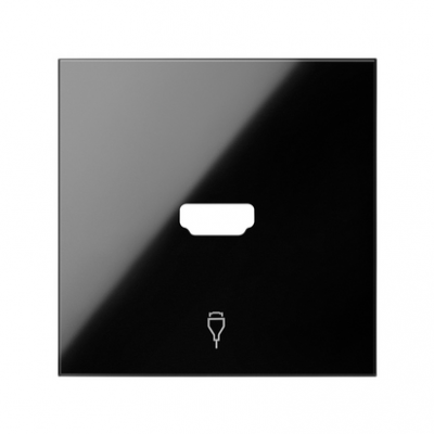 Simon 100 Pokrywa gniazdo HDMI pojedynczego czarny 10001094-138 KONTAKT (10001094-138)