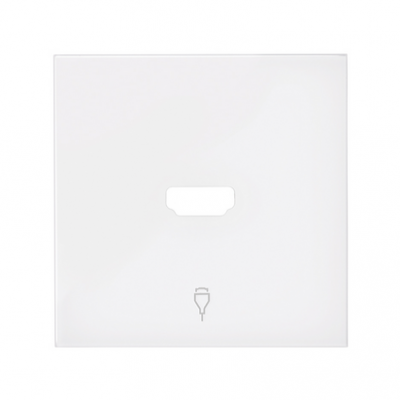 Simon 100 Pokrywa gniazdo HDMI pojedynczego biały mat 10001094-230 KONTAKT (10001094-230)