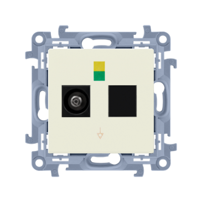 Simon 10 Gniazdo ekwipotencjalne pojedyncze krem CGEK1.01/41 KONTAKT (CGEK1.01/41)
