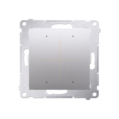 Simon 54 GO Kontroler przyciskowy - 30 akcji do obsługi innych sterowników sterowany smartfonem [WiFi] 230V srebrny mat DEK1W.01/43 KONTAKT (DEK1W.01/43)