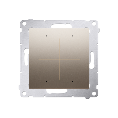 Simon 54 GO Kontroler przyciskowy - 30 akcji do obsługi innych sterowników sterowany smartfonem [WiFi] 230V złoty mat DEK1W.01/44 KONTAKT (DEK1W.01/44)