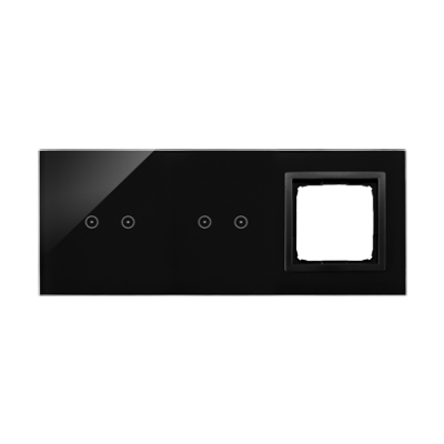 SIMON 54 TOUCH WMDZ-01127S-075 Panel dotykowy S54 Touch, 3 moduły, 2 pola dotykowe poziome + 2 pola DSTR3220/75 KONTAKT (DSTR3220/75)