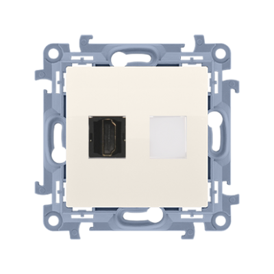 SIMON 10 WC-GHDMIxx-01-41xx Gniazdo HDMI ver.1.4 (moduł); krem CGHDMI.01/41 KONTAKT (CGHDMI.01/41)