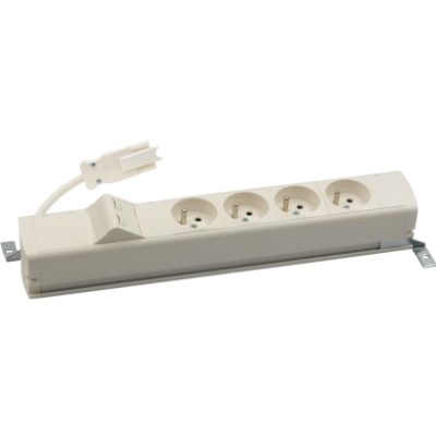 SIMON 480 TS48-110E400K0-33 Listwa standardowa 4 gn. typ E i płytka 2xRJ45 keystone złącze w układz 48110E400K00000-33 KONTAKT (48110E400K00000-33)