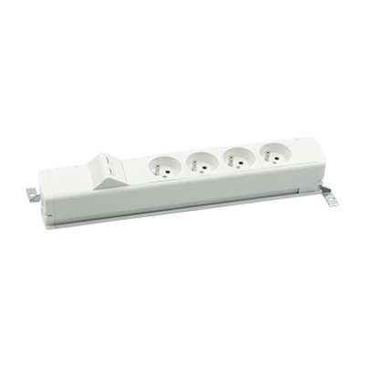 SIMON 480 TS48-130E400K0-30 Listwa standardowa 4 gn. typ E i płytka 2xRJ45 keystone; złącze śrubowe; 48130E400K00000-30 KONTAKT (48130E400K00000-30)