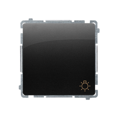 SIMON BASIC WMUL-080xxx-Y011 Przycisk światło (moduł) 10AX, 250V~, szybkozłącza; czarny BMS1.01/49 KONTAKT (BMS1.01/49)