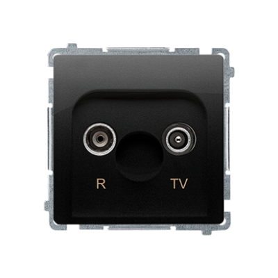 SIMON BASIC WMUA-01100z-Y011 Gniazdo antenowe R-TV zakończeniowe do gniazd przelotowych (moduł), 1x BMZAK10/1.01/49 KONTAKT (BMZAK10/1.01/49)