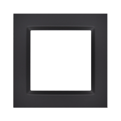 Simon 10 Ramka 1-krotna pojedyncza czarny mat CR1/49 KONTAKT (CR1/49)