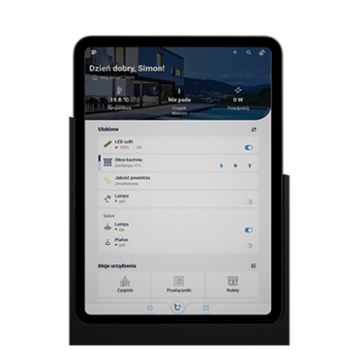 SIMON GO TBU-GFO1G10-149 Uchwyt ścienny otwarty do tabletu Apple iPad 10,9” 10 gen; Czarny mat GFO1G10/149 KONTAKT (GFO1G10/149)