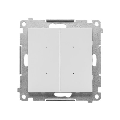 SIMON 55 WMDL-TEW2-114 Łącznik elektroniczny podwójny z funcją przycisku lub łącznika czasowego, 2x1 TEW2.01/114 KONTAKT (TEW2.01/114)