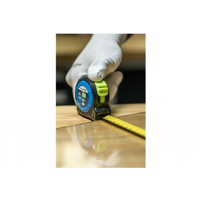 Miara zwijana taśma miernicza stalowa blokada 19mm 5m HOEGERT  (HT4M410)