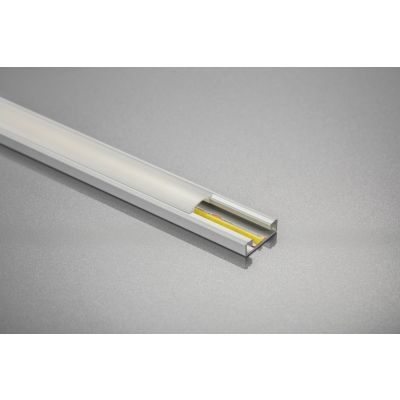 profil aluminiowy LED nakładany GLAX silver 2 m GTV (PA-GLAXNK-AL)