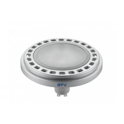 Żarówka LED ES111 12W 12XPOWER LED szara ciepły biały GU10 3000K 120st. LD-ES11175-30 GTV (LD-ES11175-30)