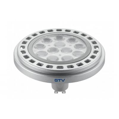 Żarówka POWER LED 12W szara ciepły biały GU10 3000K 45 stopni 230V 950lm szybka przezroczysta LD-ES11177-30 GTV (LD-ES11177-30)