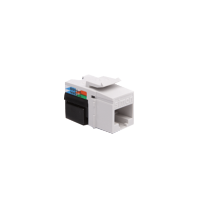 Wkład gniazda komputerowego RJ45 kat. 5e nieekranowany (UTP) biały CJ545U KONTAKT (CJ545U)
