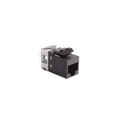Wkład gniazda komputerowego RJ45 kat. 6 nieekranowany (UTP) czarny ARJ456 KONTAKT (ARJ456)