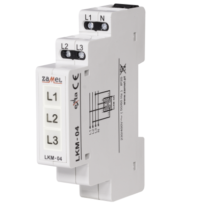 WSKAŹNIK ZASILANIA 230V/400V LED ŻÓŁTA/ZIELONA/CZERWONA TN TYP: LKM-04-40 EXT10000047 ZAMEL (EXT10000047-WPL)