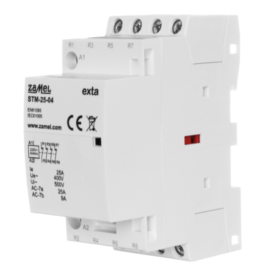 Stycznik modułowy instalacyjny 25A 4xNC 230V AC TYP: STM-25-04 ZAMEL (EXT10000294-WUN)