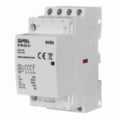 Stycznik modułowy instalacyjny 25A 3xNO + 1xNC 230V AC TYP: STM-25-31 ZAMEL (EXT10000292-WUN)