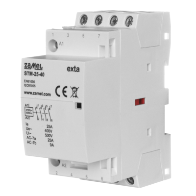 Stycznik modułowy instalacyjny 25A 4xNO 230V AC STM-25-40 ZAMEL (EXT10000295-WUN)