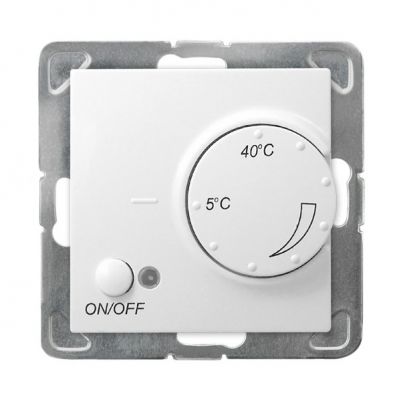 IMPRESJA Regulator temperatury z czujnikiem napowietrznym - kolor biały RTP-1YN/m/00 OSPEL (RTP-1YN/m/00)