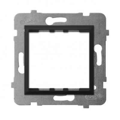 ARIA Adapter podtynkowy systemu OSPEL 45 - kolor czarny metalik (AP45-1U/m/33)