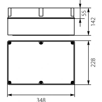 OH-5A.2 obudowa hermetyczna IP65 348x228x142 mm 29.52 OPATÓWEK (29.52)