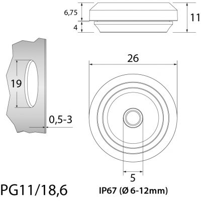 TSS PG11 B Przepust dławiący 34.961 OPATÓWEK (34.961)