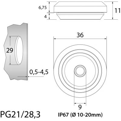 TSS PG21 B Przepust dławiący 34.965 OPATÓWEK (34.965)