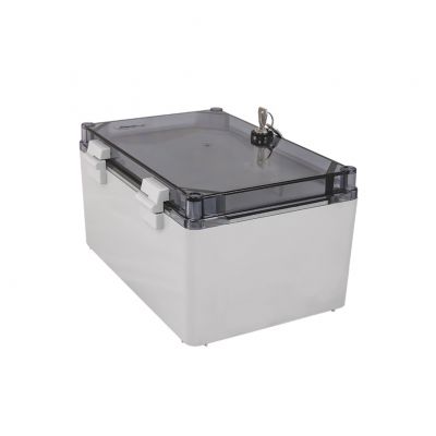 Obudowa 300x200x166mm IP65 z płytą montażową transparentna UNIbox Uni-Mini/T 43.02 OPATÓWEK (43.02)