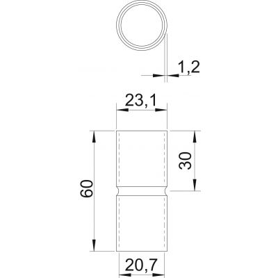 SV20W FT, Mufa rurowa (2046621)