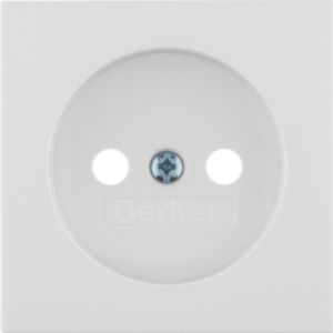 BERKER B.X Płytka czołowa do gniazda bez uziemienia biały 3961038999 (3961038999)