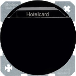 BERKER R.1/R.3 Łącznik przekaźnikowy na kartę hotelową, czarny 16402045 (16402045)