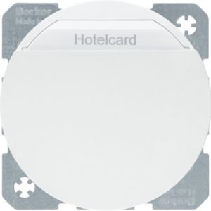 BERKER R.1/R.3 Łącznik przekaźnikowy na kartę hotelową, biały 16402089 (16402089)