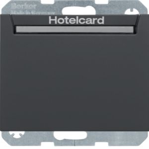 BERKER K.1 Łącznik przekaźnikowy na kartę hotelową antracyt mat 16417116 HAGER (16417116)